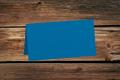 [16403096] Tischkarten 50/100x100 mm Stahlblau gerippt 220 g/qm